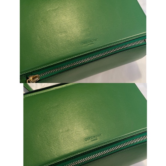 Givenchy Green Leather medium Pandora Box Bag shoulder bag with dust bag - Picture 15 of 16